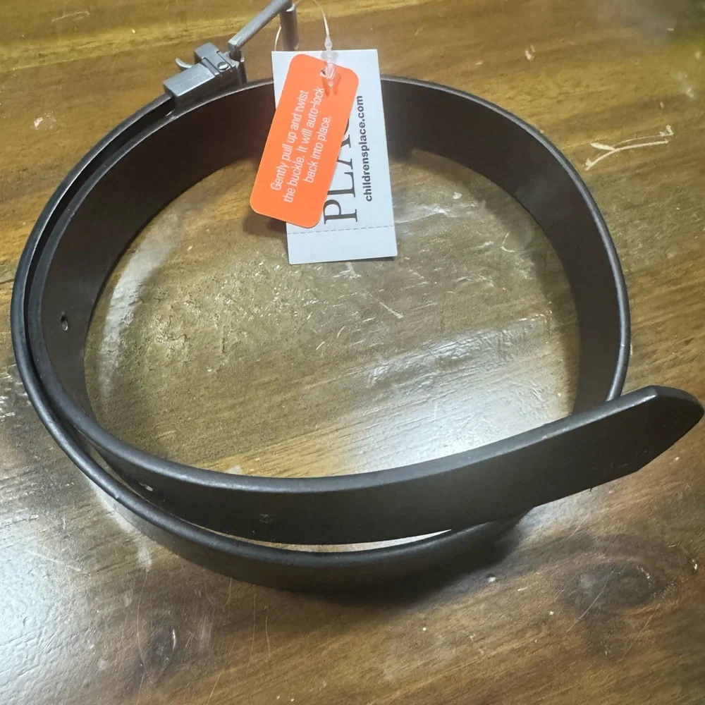 Toddler 24M-4T Black Reversible Belt 29-39 lbs